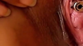 Busty Amateur Latina Vane Teasing and Playing Pussy Lighter Insertions
