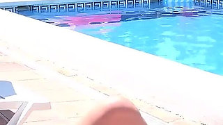 AuntJudysXXX - Busty MILF Keira Fucks the Pool Boy