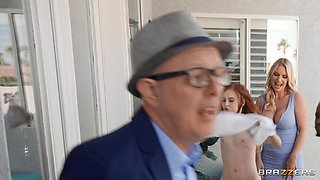 MILF's Party Streakers Threesome Sex