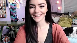 Brunette Solo Webcam Masturbation