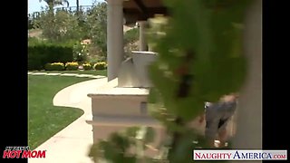 Busty Devon Lee fuck outdoors