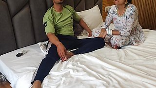 Naughty Saara Bhabhi Teaches Fucking To Virgin Teen Devar And Devar Fucked Her So Hard That She Ejaculated While Fucking