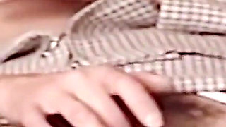 My Wife After Work Goes with Her Boss to Her Department and She Masturbates Before Fucking