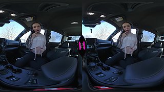 Yessica Pussy Masturbation In The Car