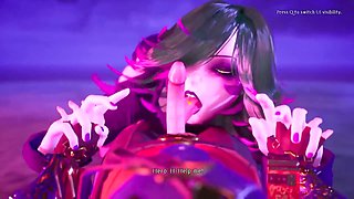 3D hentai with cock sucking action from femdom mistress and witches in faphouse