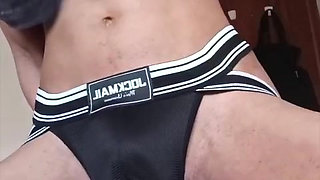 Cute twink fucks her ass with a huge toy