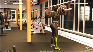 Mrs.Moore Joining the Gym : Bored Wife