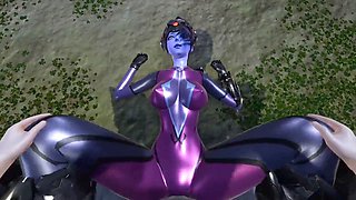 Point of view with Widowmaker featuring Alangort and her big ass action