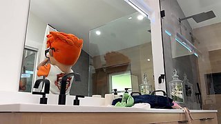 Ditch the Reviews, It's Ride Time: Watch Selena Love Work for Her Squirt on PornDude's Pole! - Selena love