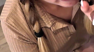 18 Year Old College Slut Fucks Classmate While Her Boyfriend Is on the Phone!