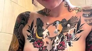 Beauty small tit amateur teen masturbating her shaved pussy
