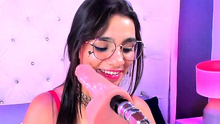 Extreme amateur pov blowjob by hot brunette latina