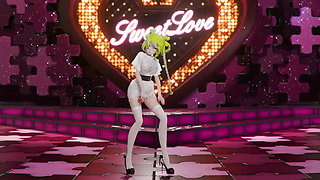 Hatsune Miku Shake It Song Undressing Dance Hentai Mmd 3D Blonde Hair Color Edit Smixix