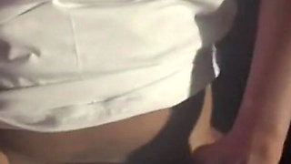 Rubbing Fingering My Pussy Parked up in a Parking Lot