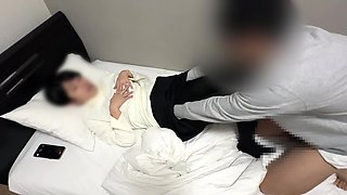 Creampie on the Day I Met My First Love Friend After. the Best Sex with a Shy and Cute Local Madonna