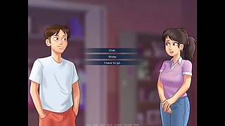 Mom milk boobs, summertime saga all, cartoon mom milk