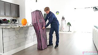 Sexy doll with big boobs Selina Imai fucked in the missionary pose