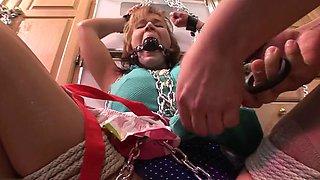 Baking House Wife Interrupted For Extreme Rough Bondage Kitchen Fucking