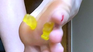 Close up cock jerking solo