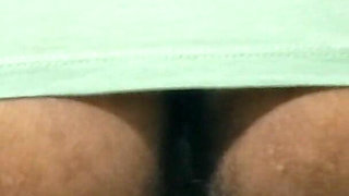 The Girl Was Left Alone at Home and Decided to Show Her Pussy to the Camera