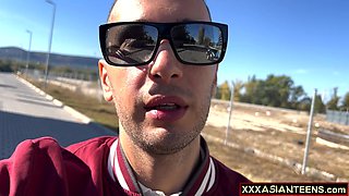 Tiny Filipina teenie loves a big cock deep