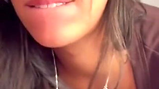 Bruna Paz Sucking Cock Slowly and Leaving It Very Wet