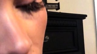 Mexicana blowjob with her big boobs
