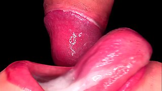 CloseUp Passionate Oral sex And Jizz In Mouth