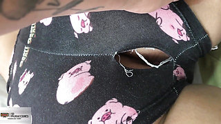 Cute little ass with rich body gets her pink pussy fucked by her room neighbor - Porn in Spanish