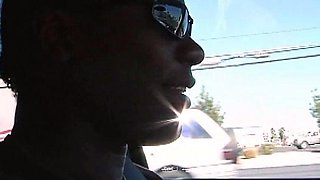 Interracial blowjob fuck jerk and facial at gloryhole