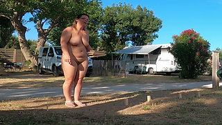 Kinky Couple Games at French Nudist Beach Campsite