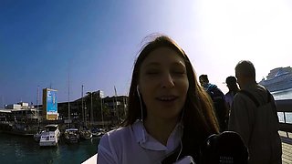 Teen Cute Italian Brunette Solo At