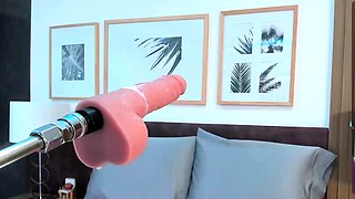 Sexy solo girl loving masturbation with toys