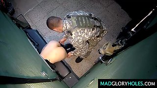 Tempting Darkhair Changing BF in Glory Hole