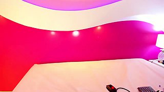 Blonde tight pussy babe solo toy fun in glamour masturbation