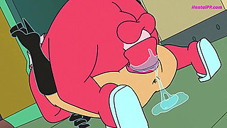 Amy and Zoidberg ( Cartoon )