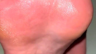 Sweaty Foot Facial POV by Ivy's Feet