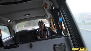 Ebony Babe Cummed On Twice - Asia Rae in Interracial Reality Taxi Cab Sex