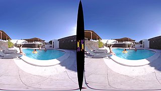Pool Games - Fffff Topless Swimming Lesbian Tease