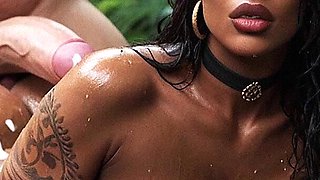Hot Sex African Girl Mia and Jake,fat Woman with Big Tits, Big Dick, Gangbang, Bukkake,interracial Sex