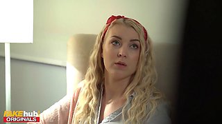 Fakehub Originals - Older professor fucks two Uni students and creampies her tight shaved honey slot