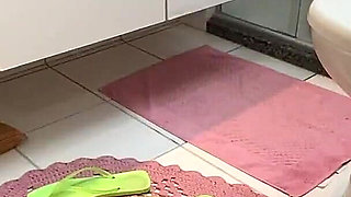 Trampling Foot Slave After Take Shower