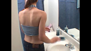 Hot Teen Babe Amateur Sucking Dick so Good