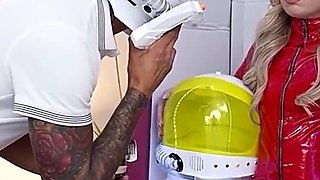 Retro Sci-fi Fembot Haley Spades Has a Tight Little Pussy and a Breeding Kink! ~ Free Full Scene