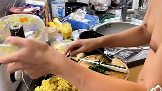 Small titted brunette amateur anal nailed at home
