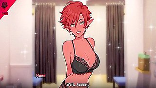 Naughty Student 18+ Azazel Blows Her Professor At The Mall! With Car Toon