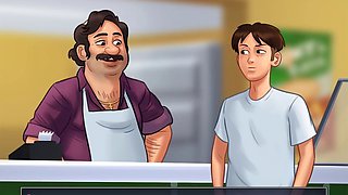 Sultry voiced mommy with big boobs gets animated