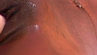 Petite Black Teen Rides a Monster Dildo in Her 1st Solo Video