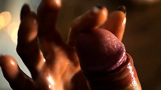 SLOW AND SENSUAL - HAND AND TONGUE BLOWJOB TEASE