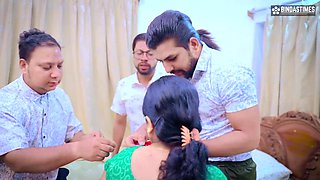 Indian High School MILF Teacher Gangbang